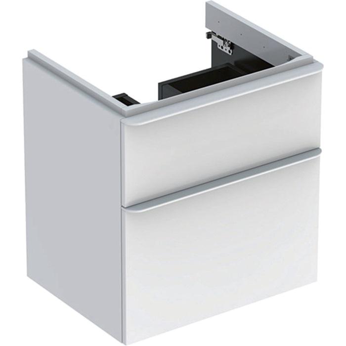 Geberit Smyle Square US für WT, m. 2 Sch 58,4×61,7x47cm, weiß