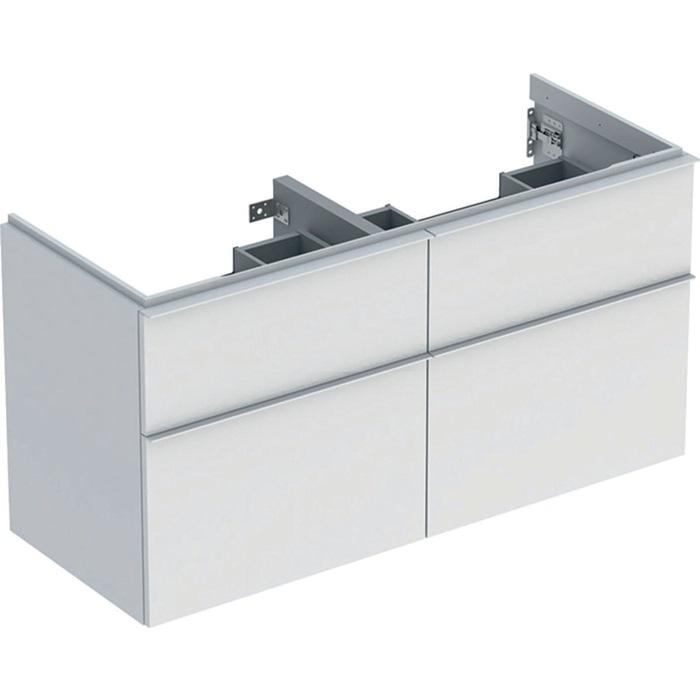 Geberit iCon Unterschrank für DWT, 4 Sch 118,4×61,5×47,6cm, weiß matt