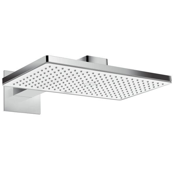 hansgrohe Kopfbrause Rainmaker Select 460 1jet weiß chrom mit Brausearm 450 mm