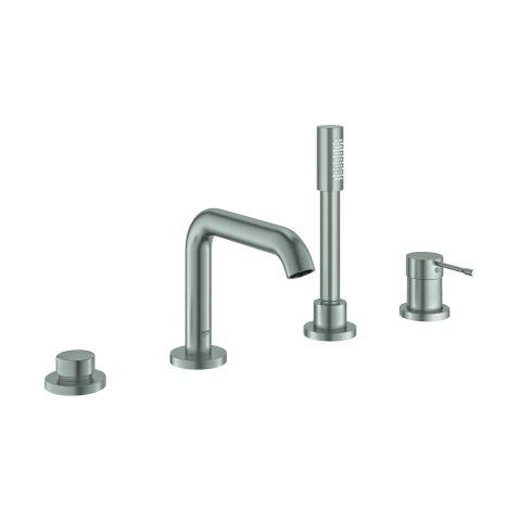 GROHE 4-Loch-Einhand-Wannenkombination Essence 25251 1 supersteel