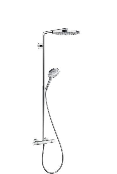 hansgrohe Showerpipe Raindance Select chrom mit Kopfbrause Raindance S 240 2jet