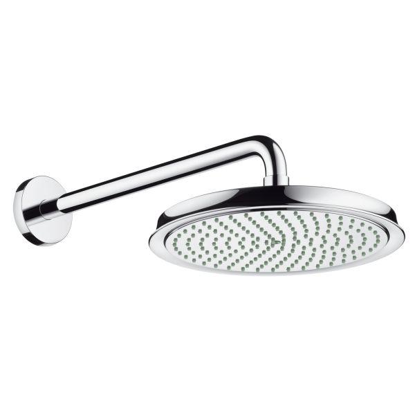 hansgrohe Tellerkopfbrause Raindance Classic 240 mm Air chrom mit Brausearm 383mm