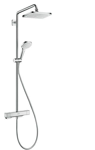 hansgrohe Showerpipe Croma E 280 1jet EcoSmart 9 l min chrom mit Brausethermostat