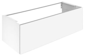 Keuco Waschtischunterbau X-Line 33181 1 weiß Glas weiß 1200x400x490 mm