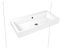 Kaldewei Wand-Waschtisch PURO M 3165m ÜL 900×460 mit ÜL 1x1Hl Schallsch alpinw