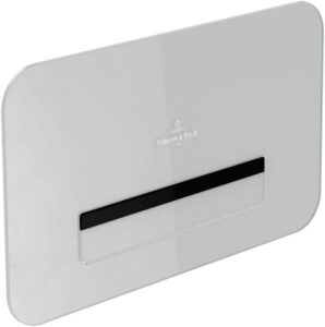Villeroy & Boch WC-Betätigungsplatte ViConnect 160x62x270 mm m Bel 2-Sp Glass Glossy W