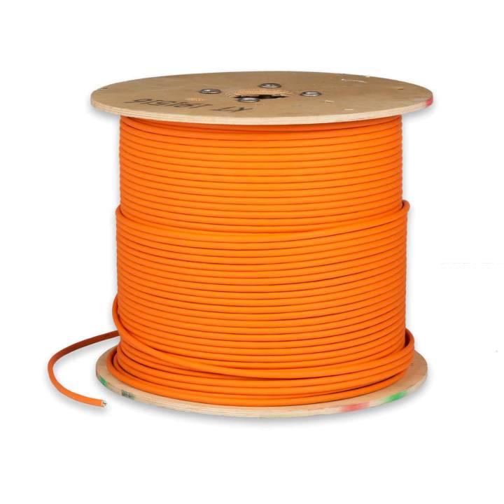 ACOME Installationskabel TN-7000-1 Kat.7 orange 4P S/FTP AWG23 500 Meter