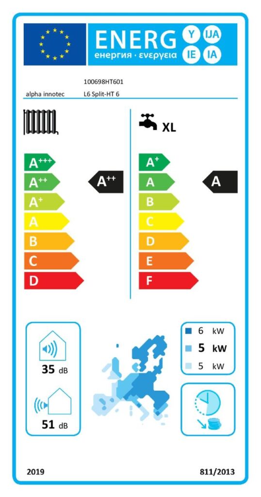 alpha innotec alira L6 Split-HT6 – Luft/Wasser-Split-Wärmepumpe zur Aussenaufstellung