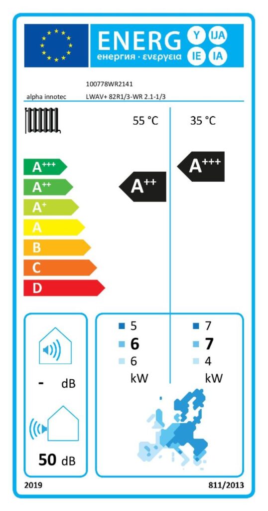 alpha innotec alira V-line – LWAV+ 82R1/3-WR 2.1-1/3 – Luft/Wasser-Wärmepumpe invertergeführt zur Außenaufstellung