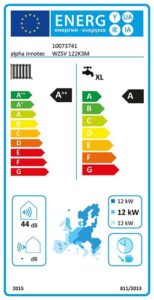 alpha innotec Sole-Wasser Wärmezentrale alterra V-line WZSV 122K3M 13,56 kW mit integrierter passiver Kühlung