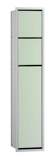 Emco Bad asis 150 WC-Modul Unterputz, 809 mm, chrom/optiwhite