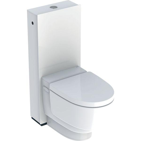 Geberit Geberit AquaClean Mera Classic WC-Komplettanlage AP Stand-WC Glas weiß