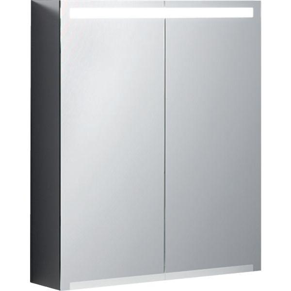 Geberit Option Spiegelschrank mit Beleuc zwei Türen, 60x70x15cm