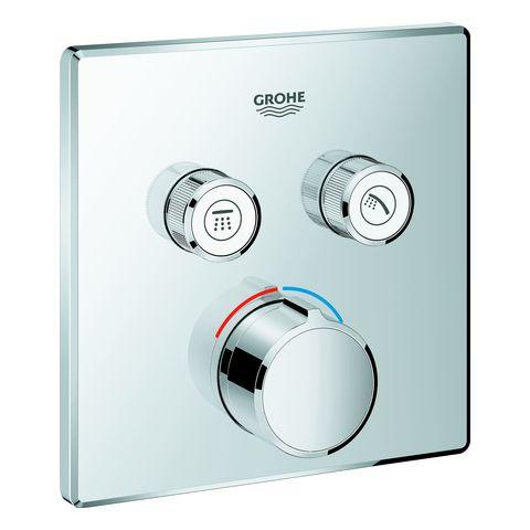 GROHE Unterputzmischer SmartControl 29148 eckig FMS 2 Absperrventile chrom