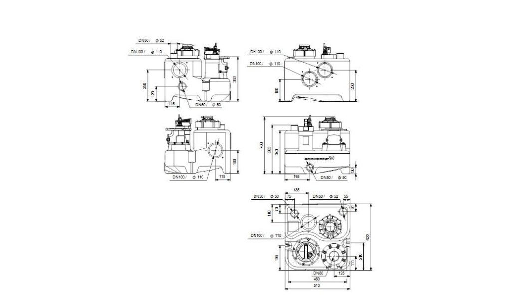 Grundfos MultiLift MSS 11.1.2 Hebeanlage