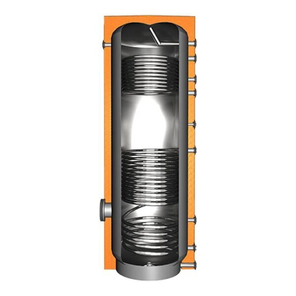 Juratherm Edelstahl Brauchwasserspeicher mit 2 Wärmetauschern JEBS2 400