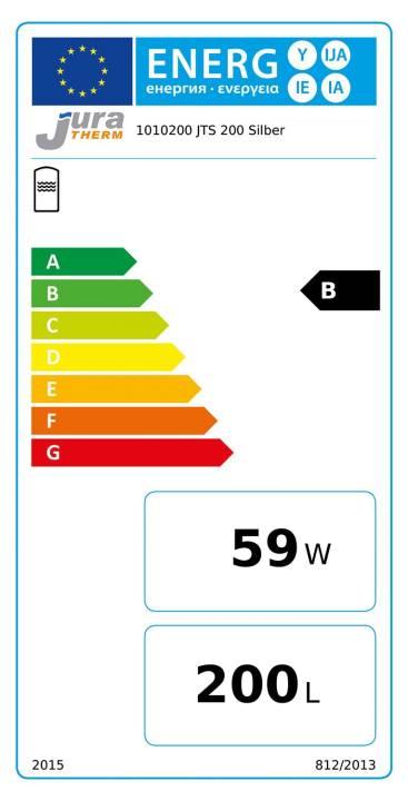 Juratherm Tiefspeicher emailliert, mit 1 Wärmetauscher JTS 200