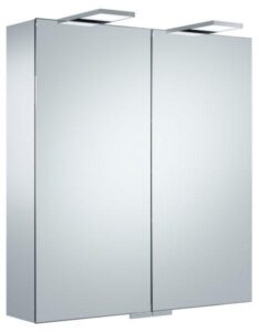 Keuco Spiegelschrank Royal 25 14102, silber-eloxiert, 650 x 720 x 150 mm