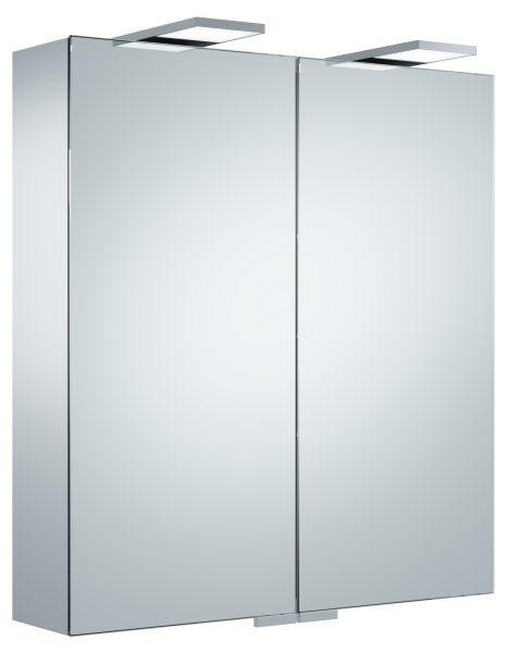 Keuco Spiegelschrank Royal 25 14102, silber-eloxiert, 650 x 720 x 150 mm