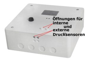 Luftdruckwächter P4-Multi (Aufputz) für offene Feuerstätten