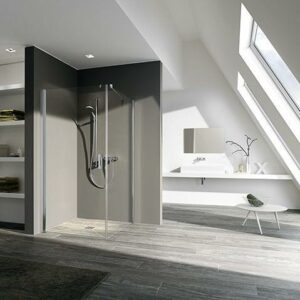 Kermi PEGA Pendeltür 1KR 900×2000 mm BV 865-890 SIHG ESG Klar STR4