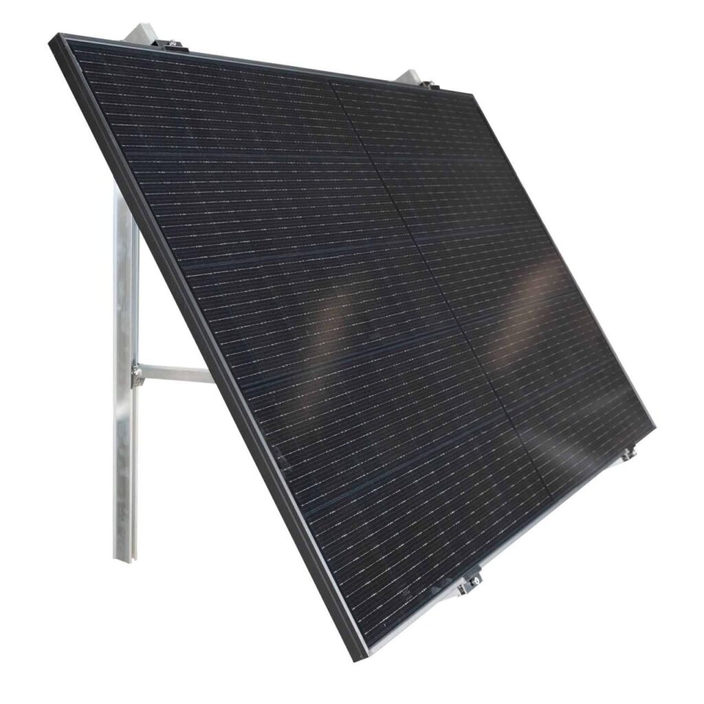 Priwatt Balkonkraftwerk priBalcony 45° Duo Paket 2x 385 Wp/600 W Solaranlage für Balkone 45° inkl. 5 m Anschlusskabel, Wechselrichter Hoymiles