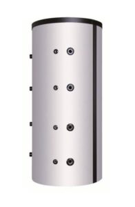 Pufferspeicher PSRR 1000 Liter mit zwei Rohrregistern und 100 mm Isolierung