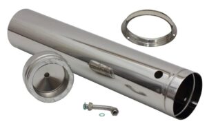 Schornstein justierbares Fußteil 5 m Set Edelstahl DW DN 150