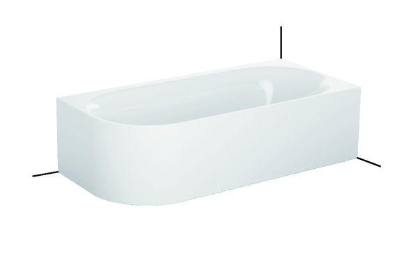 St.Freist.Wanne BetteLux Oval V 3436 185x85x45 cm freistehend weiß