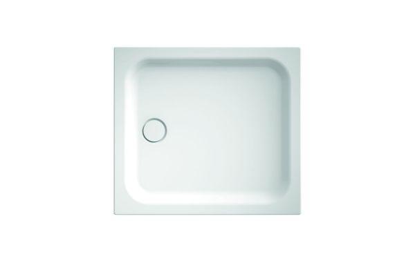 Stahl-Brausewanne Bette EXTRA-FLACH 5380 90x100x6,5cm Antirutsch, weiß