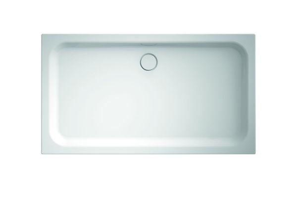 Stahl-Brausewanne Bette EXTRA-FLACH 5956 80x160x6,5cm, weiss