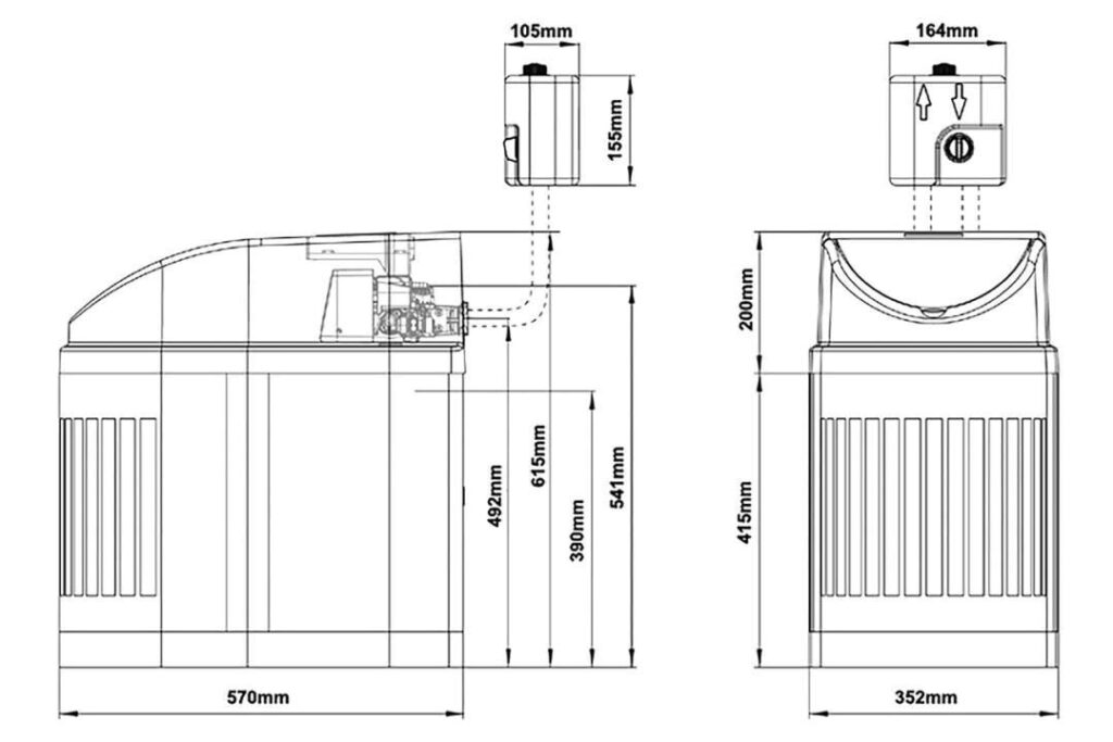 SYR Enthärtungsanlage LEX PLUS 10 Connect Set 5 x 25 kg Salz