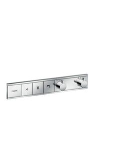 Thermostat Unterputz RainSelect Fertigset 3 Verbraucher verchromt