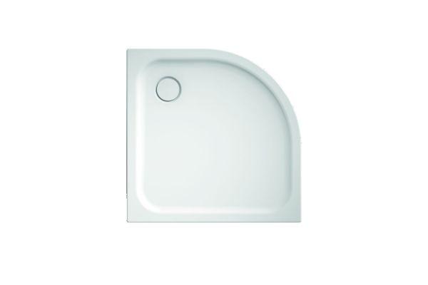 Viertelkreisbrausewanne BetteCORNER 5429 90x90x3,5cm ohne Schuerze, weiss