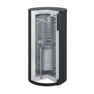 Viessmann Flachkollektor Solar-Paket Vitosol 200-FM SV2F 15,06 m² mit Vitocell 340-M 950L Kombispeicher vitographite Modul Divicon