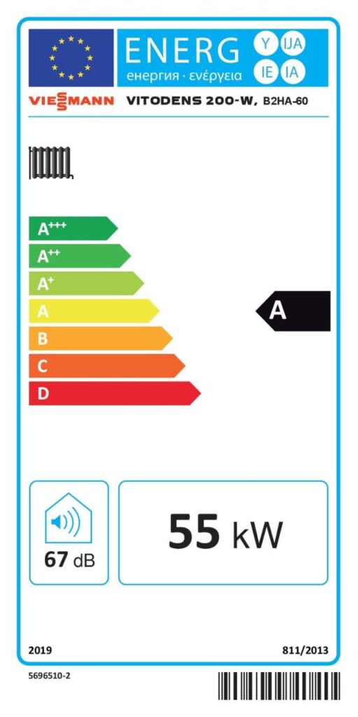 Viessmann Gas-Brennwert-Heizung Vitodens 200-W B2HA 60 kW Vitotronic 200 HO1B