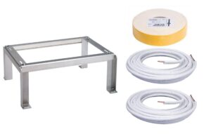 Viessmann Installations-Set Split-Luft/Wasser-Wärmepumpe Vitocal 200-S Typ AWB-(M)/AWB-(M)-E-AC 201.D08/D10/D13/D16 Bodenmontage Außeneinheit