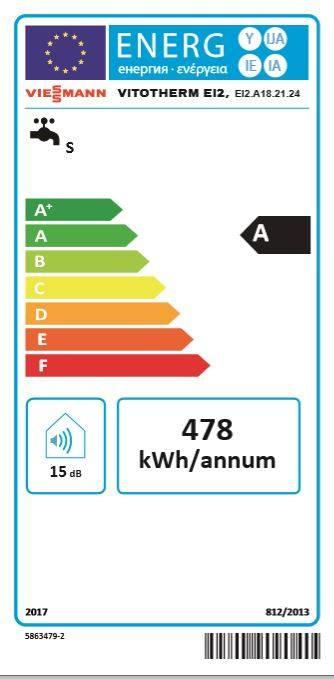 Viessmann Komfort-Durchlauferhitzer Vitotherm EI2 18 – 24 kW