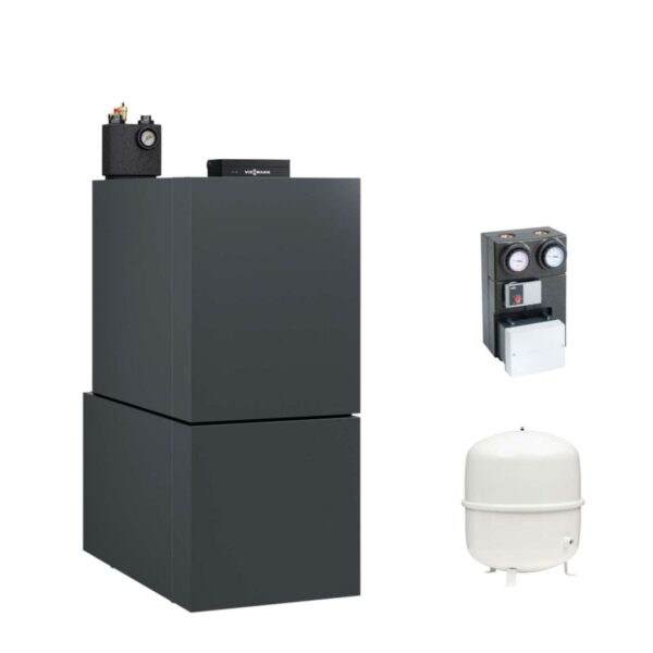 Viessmann Öl-Brennwert-Heizgerät Vitoladens 300-C J3RB 24 kW mit Mischer Warmwasserspeicher Vitocell 100-H CHAA 130L