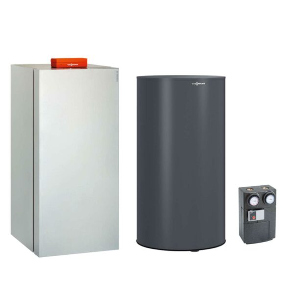 Viessmann Paket Vitocrossal 300 CU3A 26 kW Gas-Brennwertkessel mit Speicher Vitocell 300-V EVIB-A 200L