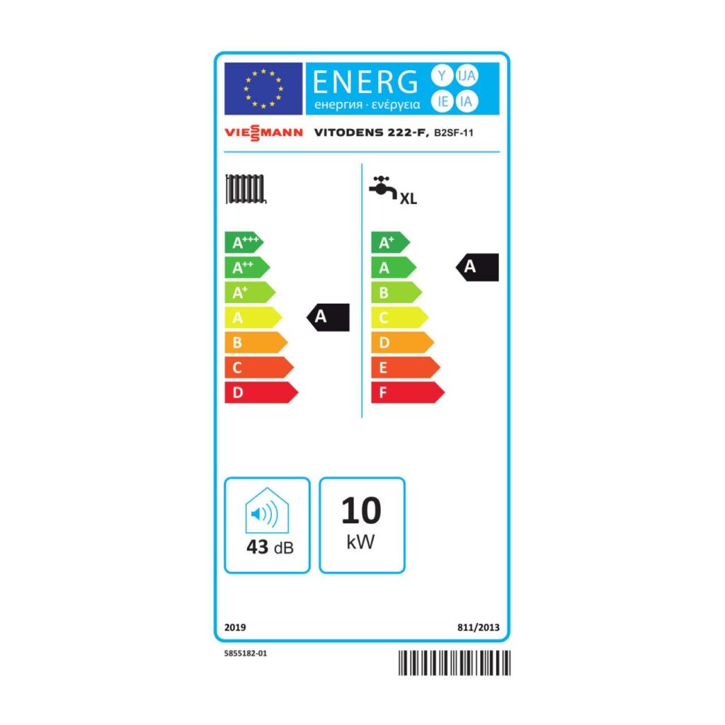 Viessmann Paket Vitodens 222-F B2SF Gas-Brennwert Kompaktgerät 11 kW Aufputz mit Anbausatz seitlich