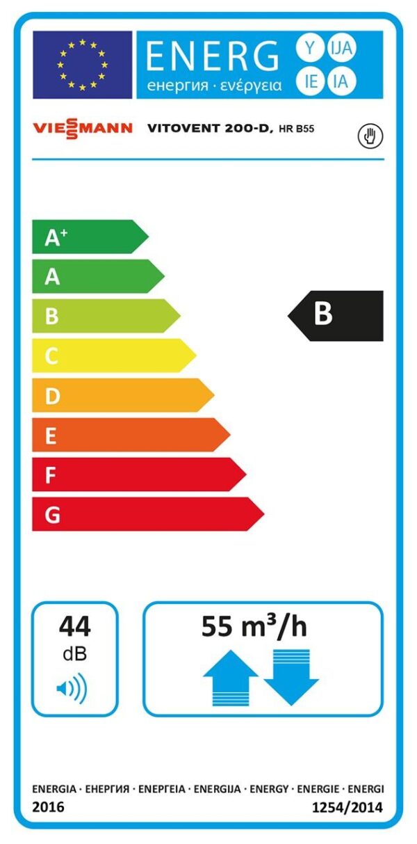 Viessmann Vitovent 200-D dezentrales Lüftungsgerät, Typ HR B55