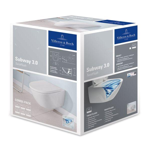 Villeroy & Boch Combi-Pack Subway 3.0 370x560x360mm ov wdh. Abg waagr TF we Al