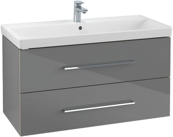 Villeroy & Boch Waschbeckenunterschrank Avento 780x514x452mm Eckig Crystal Grey