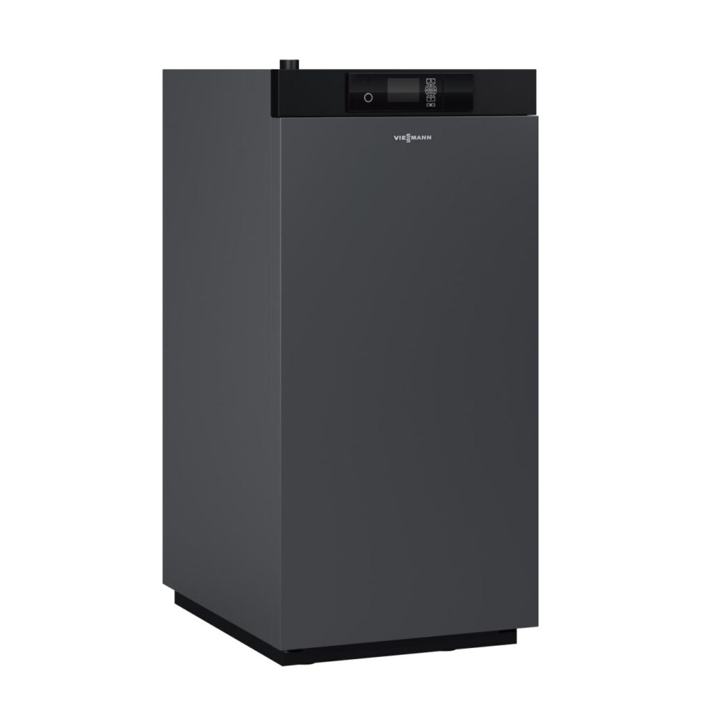 Viessmann Vitoligno 300-C 18 kW Pelletkessel mit Saugsystem und Abgas-Partikelabscheider