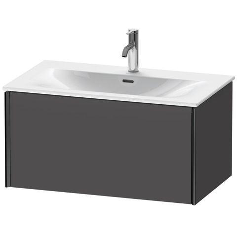 Duravit Waschtischunterbau m Viu XViu 1 schwarz matt graphit matt